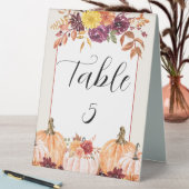 Plaque De Table Un Mariage de automne Rustique Heureux Après Avoir (En SItu (Tableau))