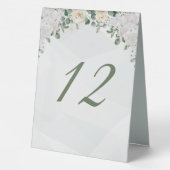 Plaque De Table Un Mariage Floral Affair Numéros de table (Verso)