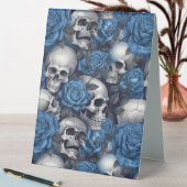 Plaque De Table Une série de crânes et de roses Design 12 (En SItu (Tableau))