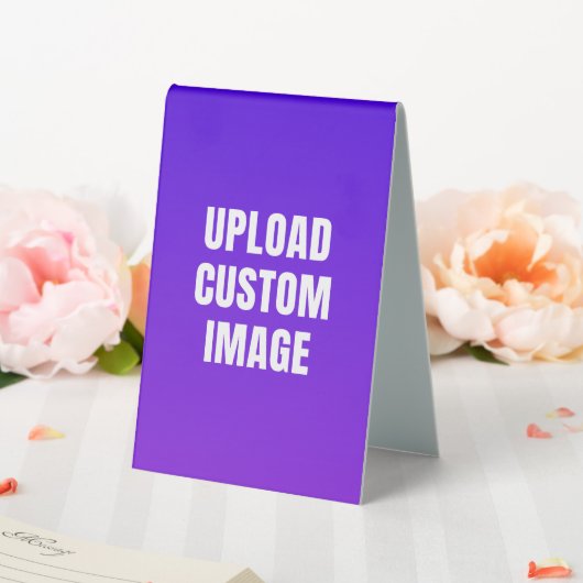 Plaque De Table Upload 2 Custom Image - Add Your Own To Print On A (In SItu (Mariage))