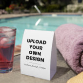 Plaque De Table Upload Your Own Design Here | Custom Template (InVersositu (sur table))