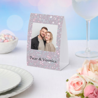 Plaque De Table Valentine Shiny Personalized Lovely Table Sign