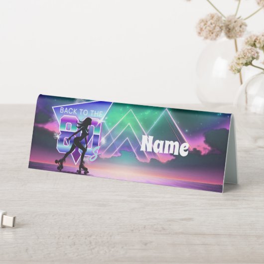Plaque De Table Vaporwave Roller Skate fête d'anniversaire (En SItu (Tableau))