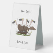 Plaque De Table Vautours drôles humour dessin animé (Verso)