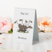 Plaque De Table Vautours drôles humour dessin animé (In SItu (Mariage))