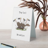 Plaque De Table Vautours drôles humour dessin animé (En SItu (Tableau))