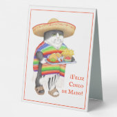 Plaque De Table VENDELITO Cinco de Mayo 6"x8" (Verso)