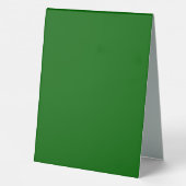 Plaque De Table Vente d'action de grâces d'entreprise sur une tabl (Verso)