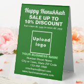 Plaque De Table Vente de Hanukkah d'affaires sur un panneau de tab (In SItu (Mariage))