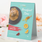 Plaque De Table Vente de petit déjeuner, Menu petit déjeuner de ca (In SItu (Mariage))