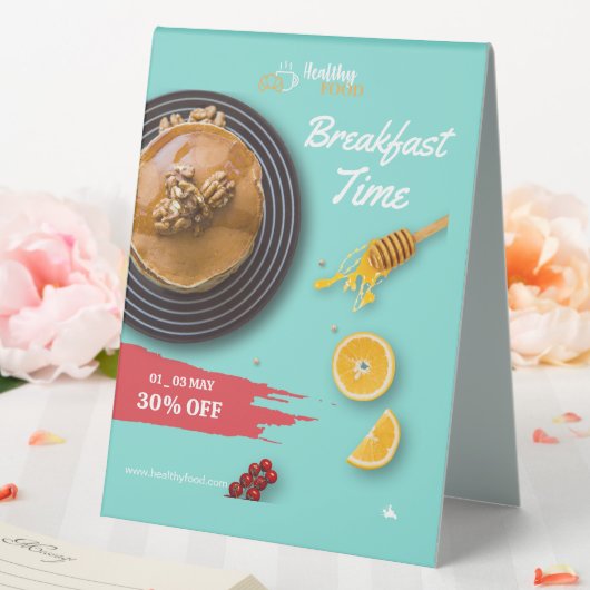 Plaque De Table Vente de petit déjeuner, Menu petit déjeuner de ca (In SItu (Mariage))