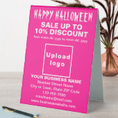 Plaque De Table Vente d'Halloween d'affaires sur panneau de table  (En SItu (Tableau))