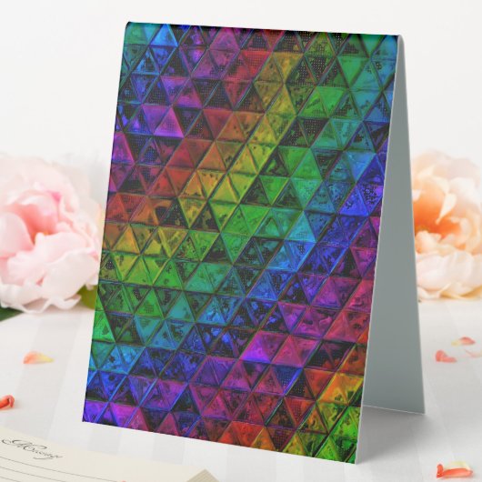 Plaque De Table Verre de fierté (In SItu (Mariage))