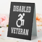 Plaque De Table Vétérinaire handicapé (In SItu (Mariage))