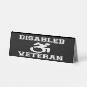 Plaque De Table Vétérinaire handicapé (Verso)