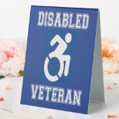 Plaque De Table Vétérinaire handicapé (In SItu (Mariage))