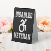 Plaque De Table Vétérinaire handicapé (In SItu (Mariage))