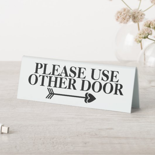 Plaque De Table Veuillez utiliser une autre flèche pointant do-it- (En SItu (Tableau))