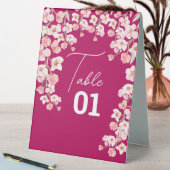 Plaque De Table Vin à fleurs (En SItu (Tableau))