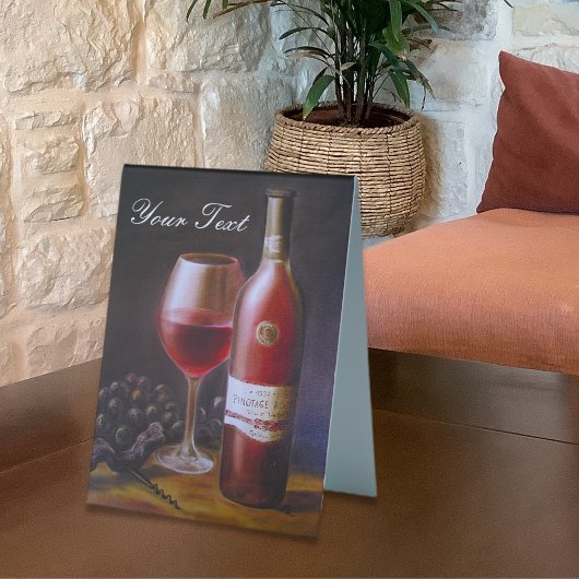 Plaque De Table Vin rouge