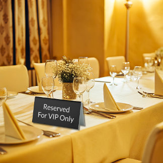 Plaque De Table VIP réservé