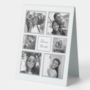 Plaque De Table VOS PHOTOS deviennent B & W sur mesure
