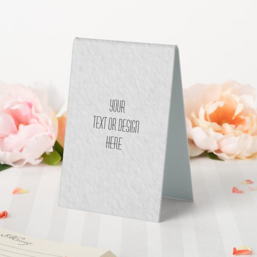 Plaque De Table Votre conception personnalisée - (In SItu (Mariage))