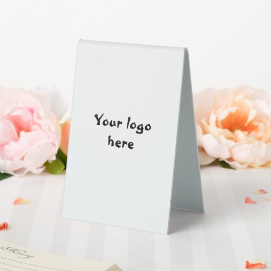 Plaque De Table votre logo ici simple minimum classique (In SItu (Mariage))