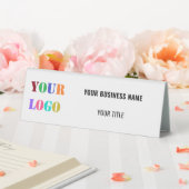 Plaque De Table Votre nom de logo Business Table Tente Signal Modè (In SItu (Mariage))