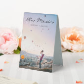 Plaque De Table Voyage Mariage à thème avec numéro de tableau phot (In SItu (Mariage))