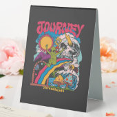 Plaque De Table Voyage, Ski esthétique, Crâne de champignons Vinta (In SItu (Mariage))