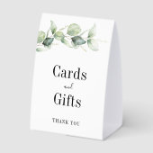 Plaque De Table Watercolor Eucalyptus 15th Birthday Mis Quince (Verso)