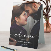 Plaque De Table Wedding Photo Welcome Sign (En SItu (Tableau))