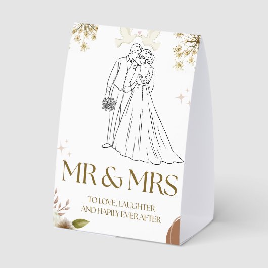 Plaque De Table Wedding table signs (Verso)