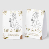 Plaque De Table Wedding table signs (Recto/verso)