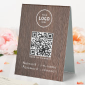 Plaque De Table WiFi Network Scan QR Code pour connecter Internet (In SItu (Mariage))