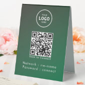Plaque De Table WiFi Network Scan QR Code pour connecter Internet (In SItu (Mariage))