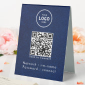 Plaque De Table WiFi Network Scan QR Code pour connecter Internet (In SItu (Mariage))