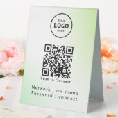 Plaque De Table WiFi Network Scan QR Code pour connecter Internet (In SItu (Mariage))