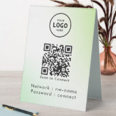 Plaque De Table WiFi Network Scan QR Code pour connecter Internet (En SItu (Tableau))