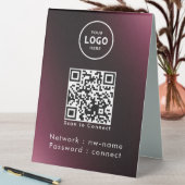 Plaque De Table WiFi Network Scan QR Code pour connecter Internet (En SItu (Tableau))