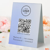 Plaque De Table WiFi Network Scan QR Code pour connecter Internet (In SItu (Mariage))