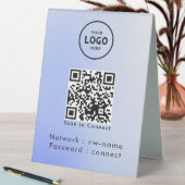 Plaque De Table WiFi Network Scan QR Code pour connecter Internet (En SItu (Tableau))