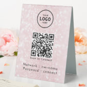 Plaque De Table WiFi Network Scan QR Code pour connecter Internet (In SItu (Mariage))