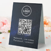 Plaque De Table WiFi Network Scan QR Code pour connecter Internet (In SItu (Mariage))