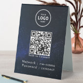 Plaque De Table WiFi Network Scan QR Code pour connecter Internet (En SItu (Tableau))