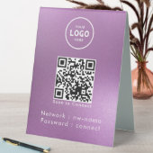 Plaque De Table WiFi Network Scan QR Code pour connecter Internet (En SItu (Tableau))