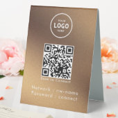 Plaque De Table WiFi Network Scan QR Code pour connecter Internet (In SItu (Mariage))