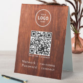 Plaque De Table WiFi Network Scan QR Code pour connecter Internet (En SItu (Tableau))