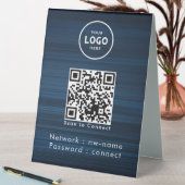 Plaque De Table WiFi Network Scan QR Code pour connecter Internet (En SItu (Tableau))
